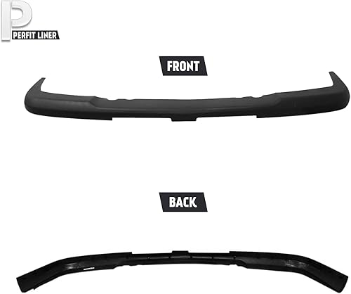 Miniatura 2 de Perfit Liner Nuevo Delantero Negro Texturizado Bumper Cubierta Cojín Cenefa 2003-2007 Chevrolet Chevy SIlverado Pickup Truck 1500 2500 HD 02-06