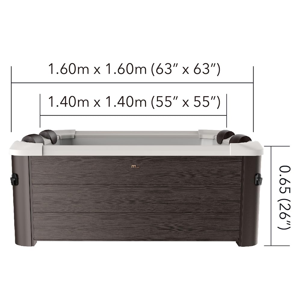 Piscina Spa rigida Tribeca MSpa per 4 persone