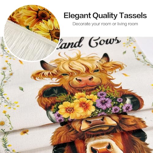 Highland Cow Wall Hanging Tapestry - image 4