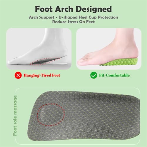Plantillas Elevadoras para Hombre y Mujer, Soporte de Arco y Alivio de Fascitis miniatura 4
