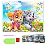 DIY 5D Diamond Painting Set, Full Diamond Painting, Diamant Painting Bilder kinder, Kunsthandwerk für Home Wall Decor 30 x 40 CM