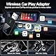 Febotak Wireless CarPlay Adapter, Superschnelle Upgrade von Wired CarPlay auf Wireless, Plug und Play, Mini & Stabiler CarPlay Wireless Adapter kompatibel mit iPhone iOS 10+ & Autos mit Wired CarPlay