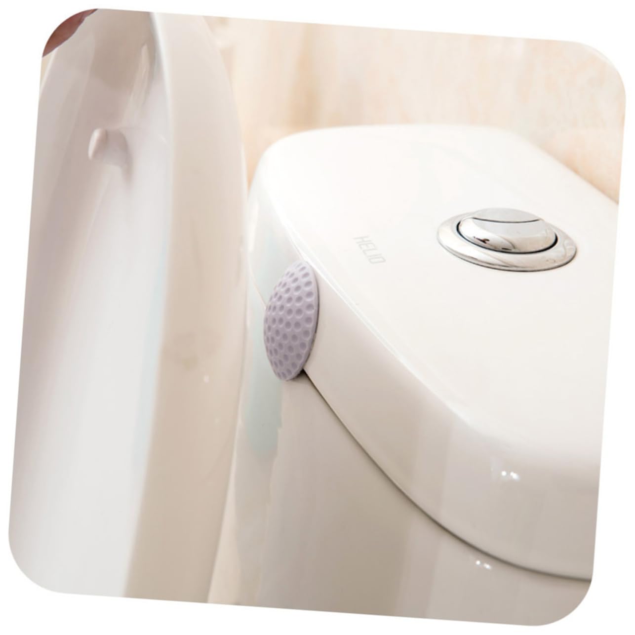 SEWACC Set of 4 Thickening Mute Door Rear Wall Crash Pads Anti-Collision Pad Wall Stick Absorbers Rubber