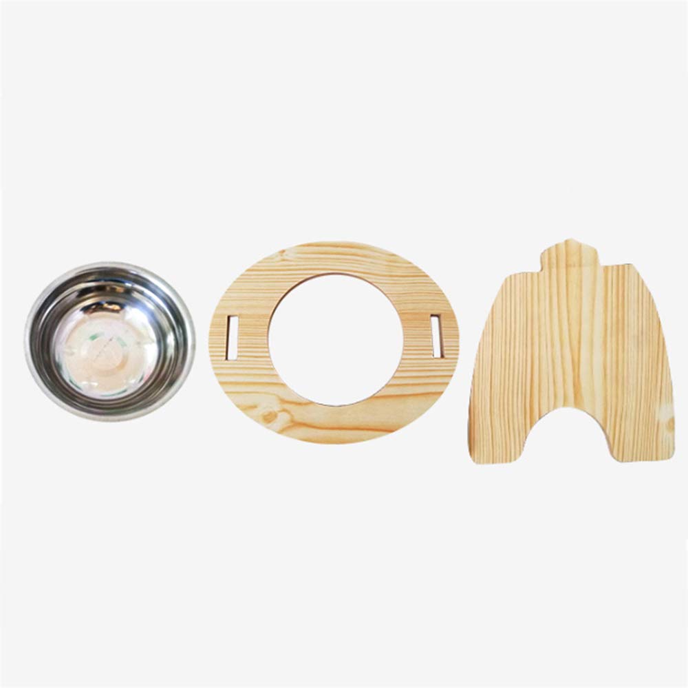 Comedero for mascotas con doble cuenco, soporte elevado con dos cuencos de acero inoxidable, soporte for comida for perros, cuenco elevado for perros, cuencos de comida y agua, comedero for perros y g