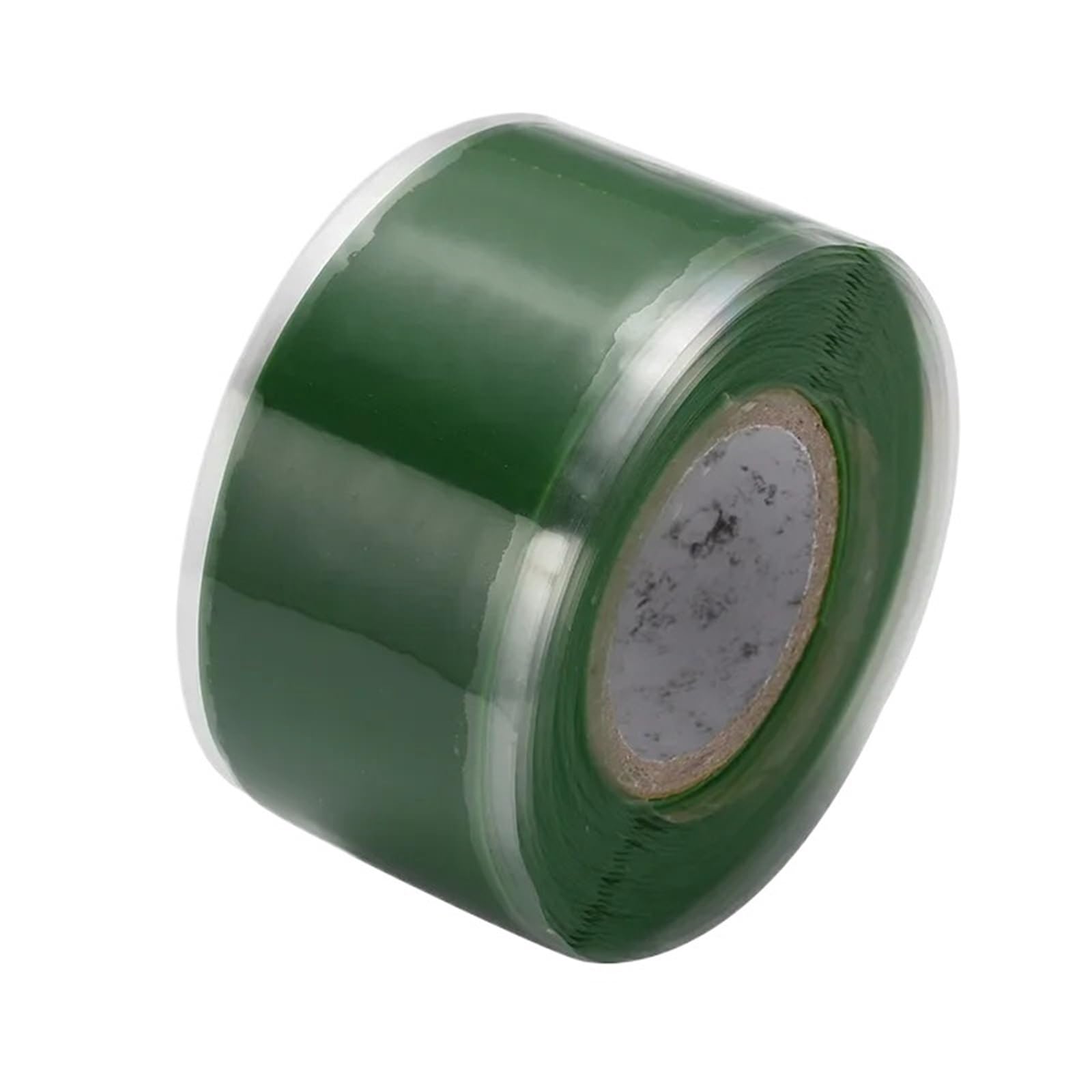 Cinta de silicona autofundible for reparación cintas impermeables, cables eléctricos, tira sellado manguera goma a prueba fugas, 2 uds para reparación de tuberías(Green)