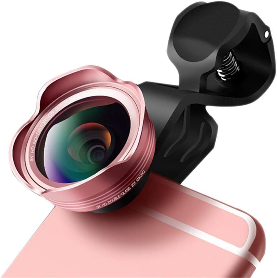 FSXTMMM Phone Lens kit 5K HD 0.45X Wide Angle 20X Super Macro Microspur Micro Distance lens For iPhone 6S 7 For Xiaomi Mobile