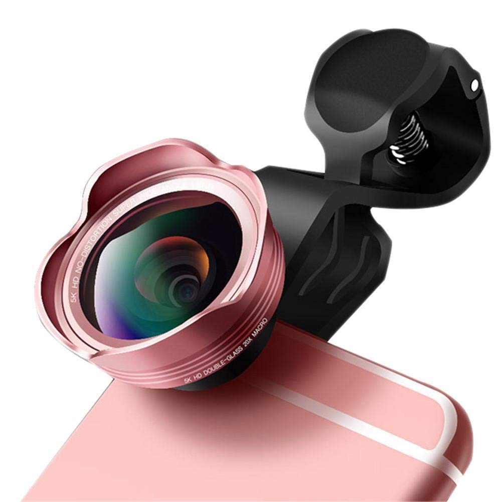 FSXTMMM Phone Lens kit 5K HD 0.45X Wide Angle 20X Super Macro Microspur Micro Distance lens For iPhone 6S 7 For Xiaomi Mobile