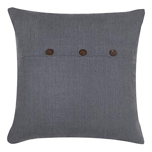 Linen & More Coussin décoratif en Coton Gris 45 x 45 cm Cover