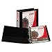 Samsill 19160C Speedy Spine Heavy-Duty D-Ring View Binder 11 x 8 1/2 2" Cap Black