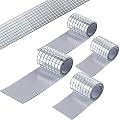PP OPOUNT 2360 Pieces Self-Adhesive Mosaic Tiles Square Glass Mirrors Mosaic Tiles Mirror for DIY Craft Decoration (Silver)