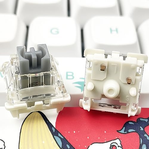 Clavier MX gaming avec switchs Gateron G Silver Pro 3.0 argent - 5