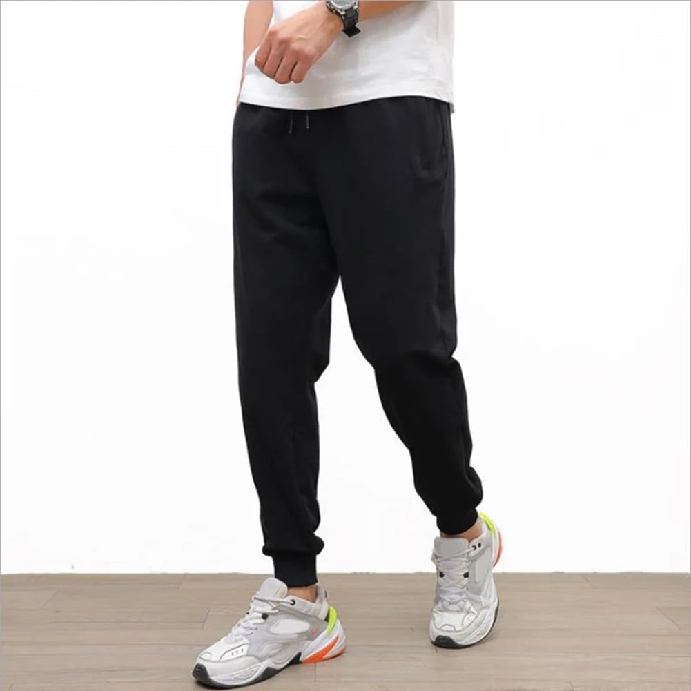 Pantaloni casual da uomo con fascia alla caviglia | Pantaloni sportivi da corsa traspiranti da uomo