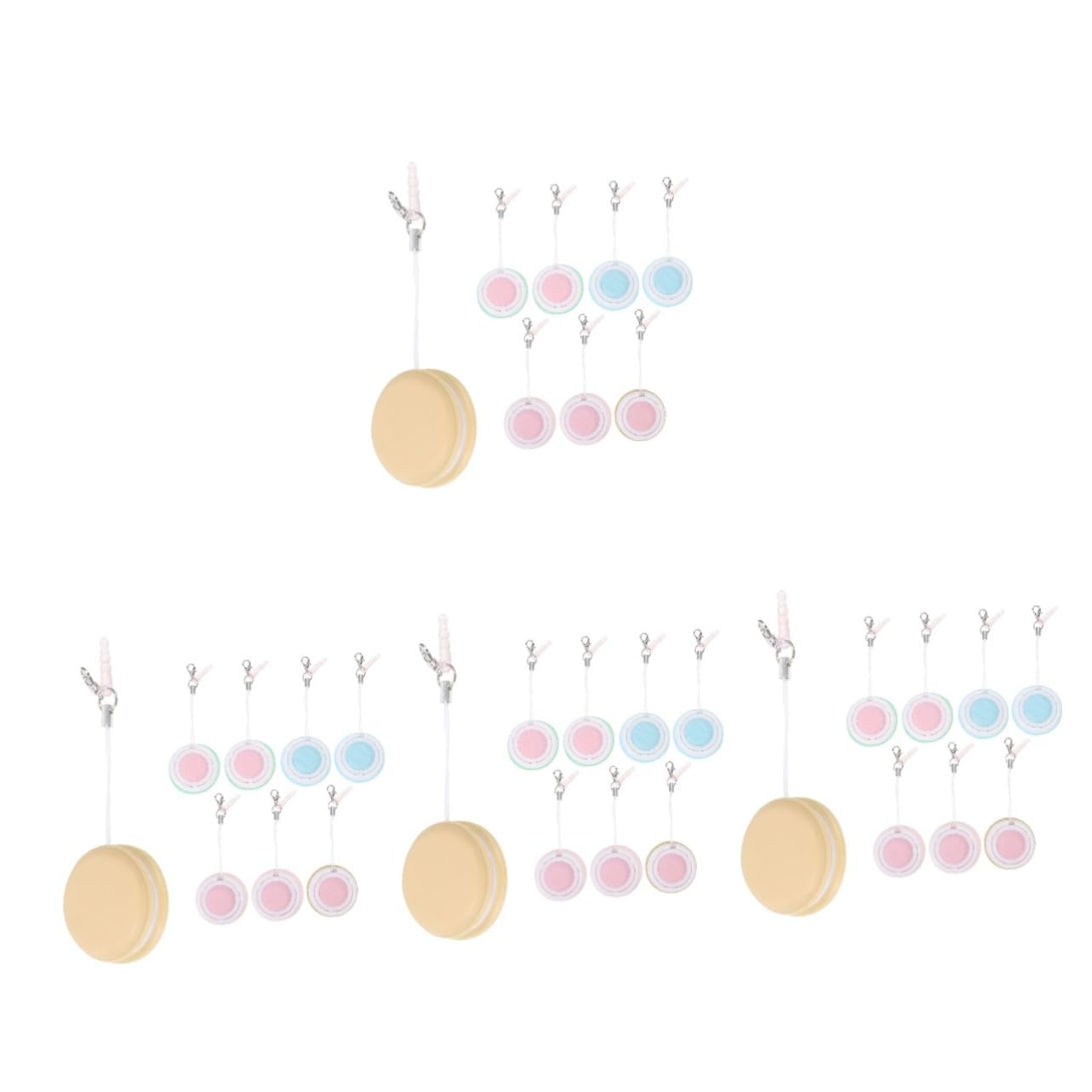 FRCOLOR 32 Pcs Lunettes Nettoyant Écran Chiffon De Nettoyage Téléphone Nettoyant Avec Lanière Lentille Nettoyant Lingettes Macaron Écran Casque Nettoyant Écran Nettoyant Lentille