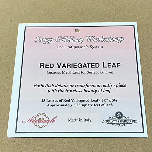 SEPP Gilding N2155 RED Variegated Leaf