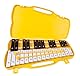 Performance Percussion G4-A6 Glockenspiel, 27 Metallplatten, mit schwarz-weißen Metallplatten