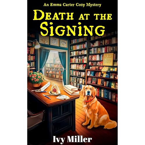 Death at the Signing Audiolibro Por Ivy Miller arte de portada