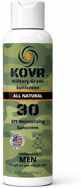 Protetor solar corporal mineral Kovr FPS 30 com óxido de zinco, sem fragrância, 120 mL