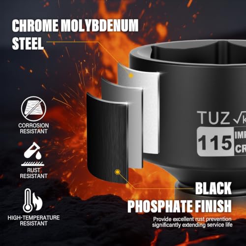 Image of 1 Inch Drive 115mm Standard Metric 6 Point CR-MO Impact Socket