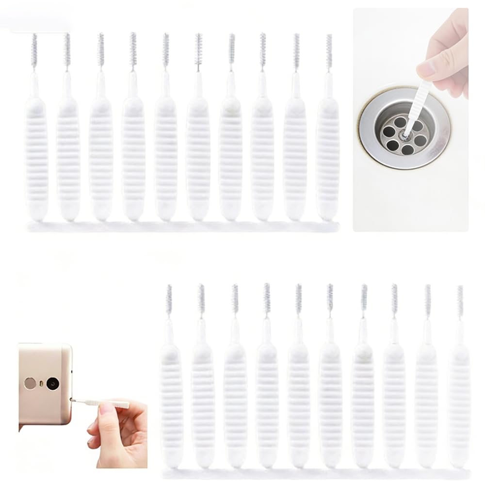 Shower Head Cleaning Brush, Gap Hole Anti-Clogging Cleaning Brush, Upgrade Shower Head Cleaner Picks Brush Tiny Cleanings Brushes for Showers Heads Multifunction Showers Head Cleanings Brushes (20pcs)