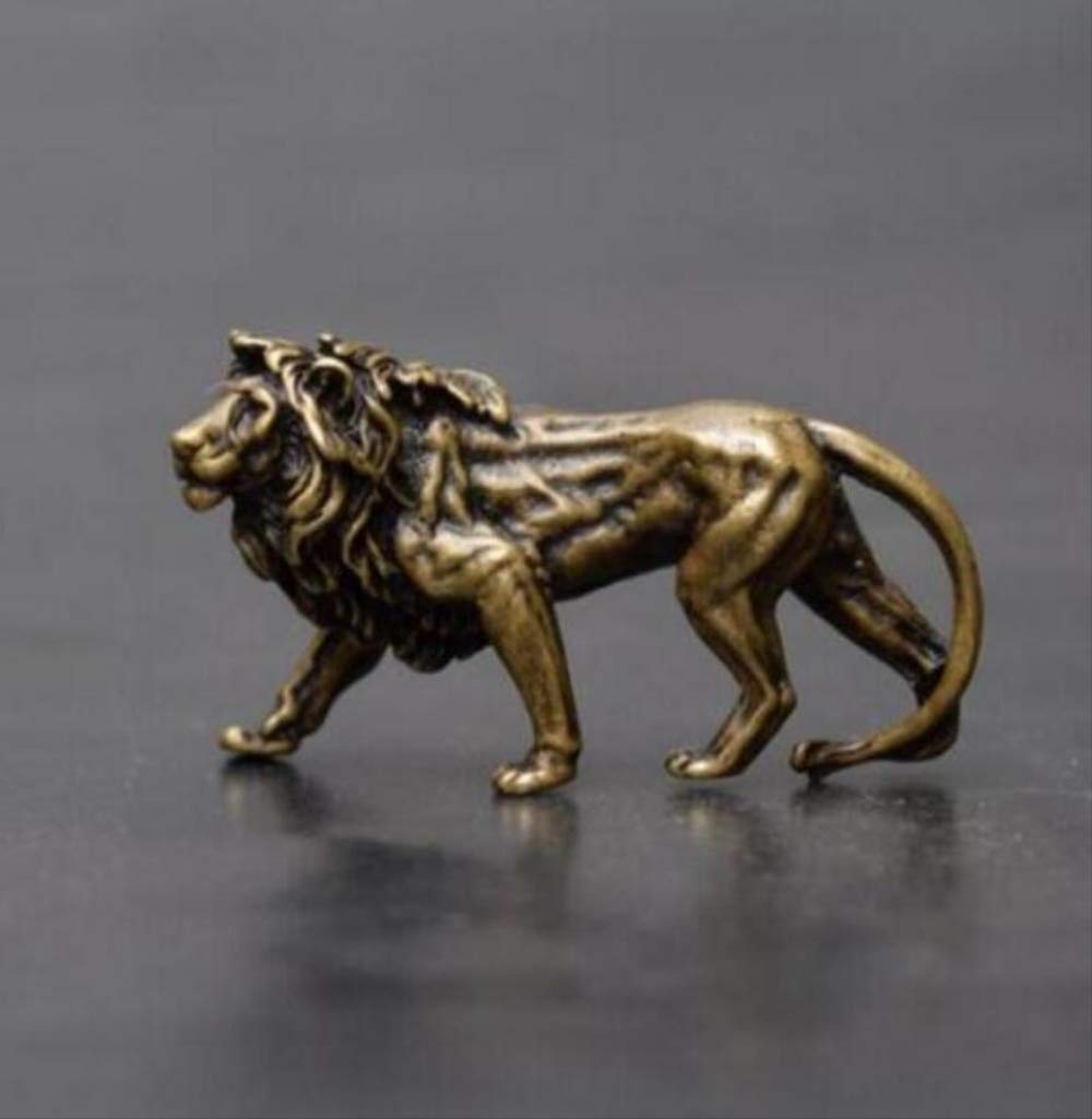 Porte-clés Suspendu Lion en Cuivre : le cadeau de nouveauté idéal et symbolique