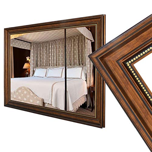 Preisvergleich Produktbild Angel Wandspiegel wandmontierter Badspiegel Badezimmer Rechteckige Spiegel, Wand-Badezimmerspiegel, Schminkspiegel, Mode Badezimmer Dekoration 60x80cm (Color : B)