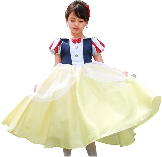 Amazon 子供ドレス 白雪姫 女の子 ワンピース キッズ ジュニア リトルプリンセス Little Princess 130cm フォーマル 通販