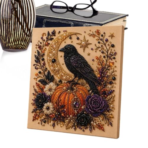 Kit de arte con perlas de Halloween 3D: decoración hogareña de otoño y actividad familiar DIY 7