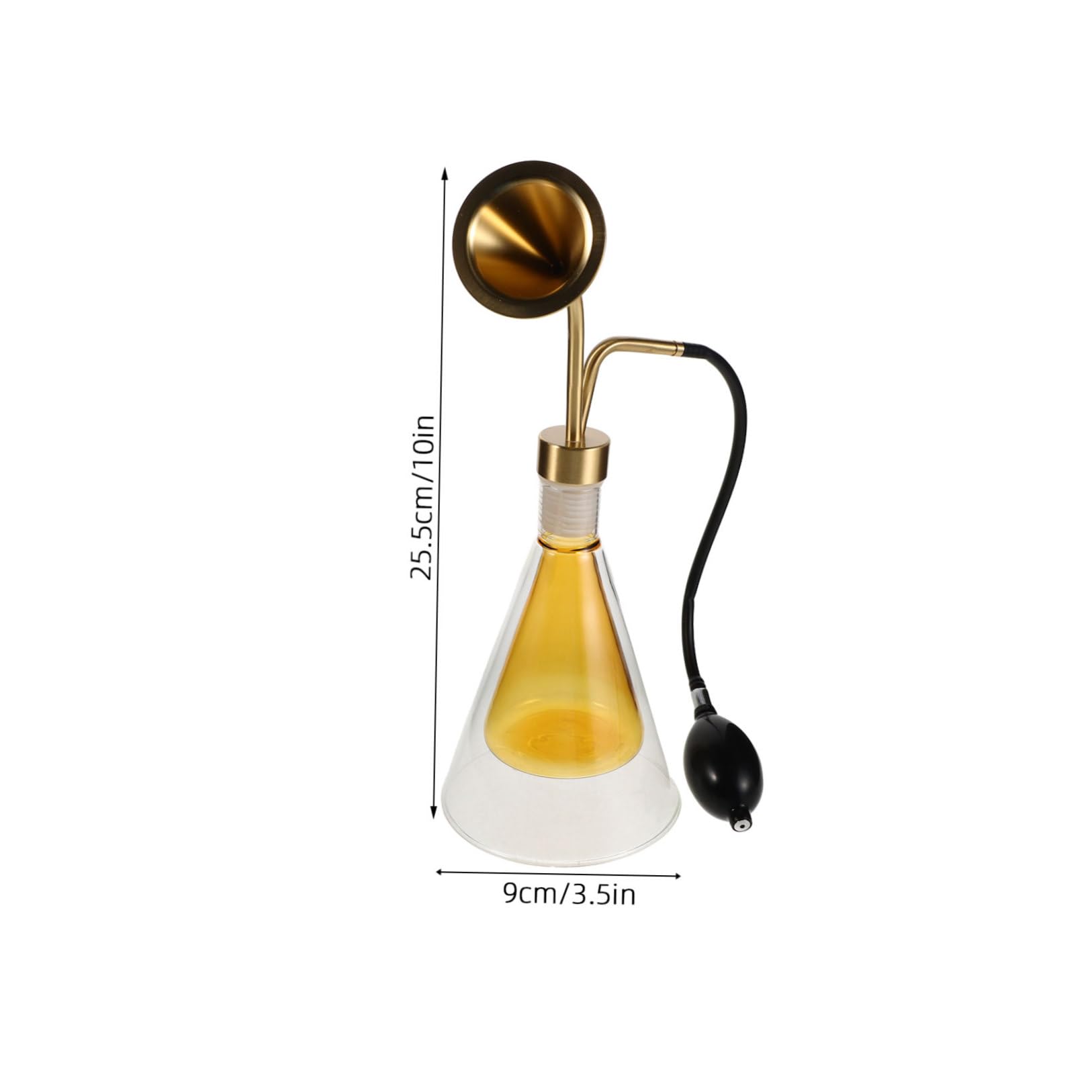 Diffusore Oli Essenziali in Vetro a Doppia Parete, Bottiglia Aroma Tester | Oli Essenziali e Petali, Uso Casa e Spa, Leggero ed Elegante Colore Casuale