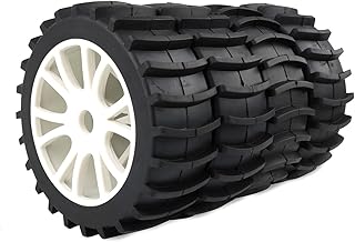 Rowiz White 1/8 Scale RC Off Road Buggy Snow Sand Paddle Tires Tyre Wheel for HSP HPI Redcat Arrma