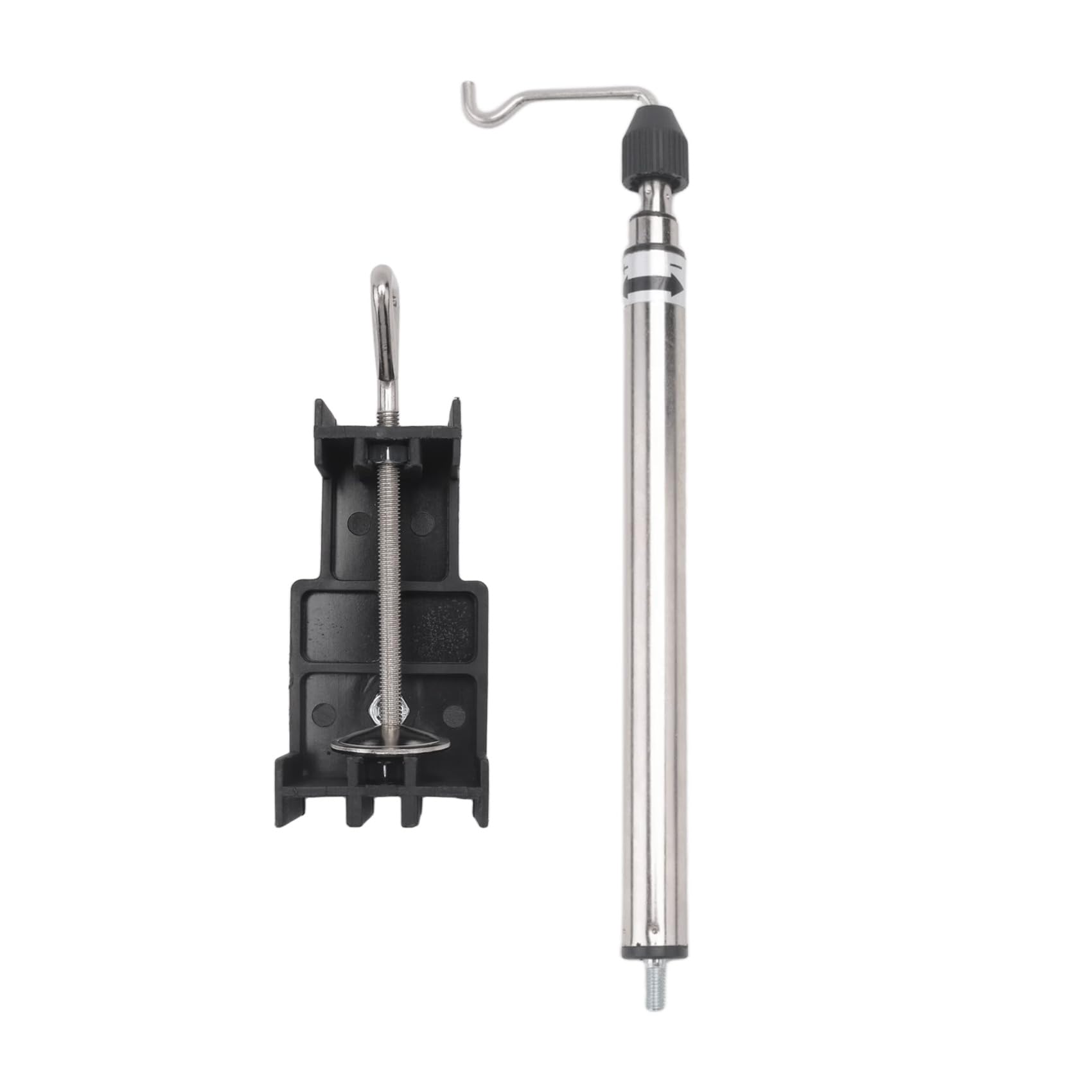 muqeu Clamp-Type Flexible Shaft Rotary Grinder Bracket Electric Mill Telescopic Bracket Desktop Support Rack Workbench Hook Rack