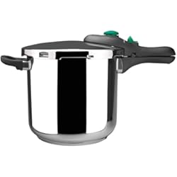 Magefesa Db6 MAGEFESA ® Dynamic olla a presión Súper rápida de 7.5 litros, fabricada en acero inoxidable 18/10, apta para todo tipo de cocinas, incluido inducción, 5 sistemas de seguridad, fácil uso, express