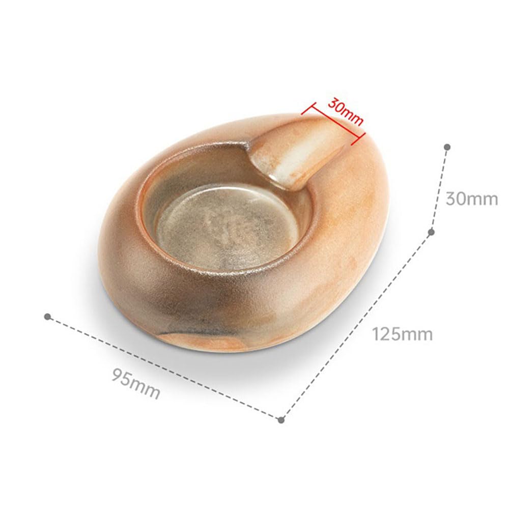 Posacenere per sigari in ceramica da uomo, portatile, per esterni e interni, per patio, casa, ufficio e sala fumatori