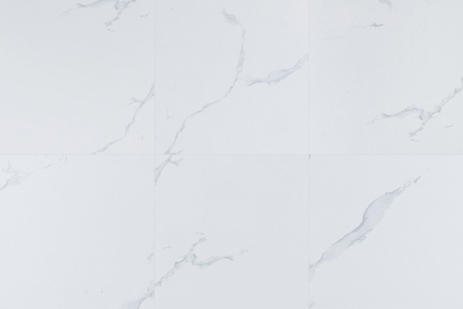 Vinyl Flooring Tile- 12×12 Inch Self Adhesive Floor Tiles | 40 Packs Peel and Stick Floor Tiles 1.5mm Thick with Wood Effect for Office,RV,Washroom,Bathroom Cover 3.72 m² White Marble