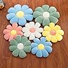 Flower Pillow, Flower Shaped Throw Pillow Floor Pillow Soft Seating Cushion Room Decor Plush Pillow for Bedroom, Sofa, Bed, Reading (15 inch, Green) #4