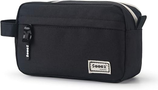 Sooez High Capacity Pencil Case, Big Pencil Bag Pouch Box Organizer Pen Case, Portable Journaling Supplies with Easy Grip Handle & Loop, Asthetic Supply for Girls Adults, Mint Green