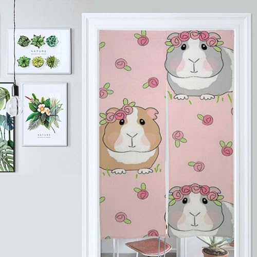 Rideau de porte japonais isolation thermique noren fendu