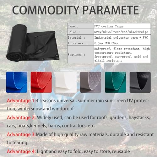 Bâche imperméable robuste anti-UV tout temps pour construction - 3