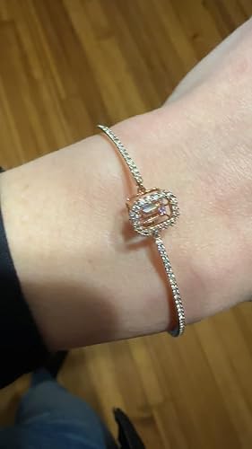 SWAROVSKI Una バングル 値下げ Amazon.com: Swarovski Una Bangle Rose Gold Tone Finish