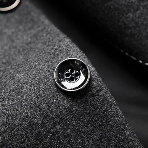 Mens Wool Blend Sports Coat Solid Casual Regular Fit Blazer for Business4