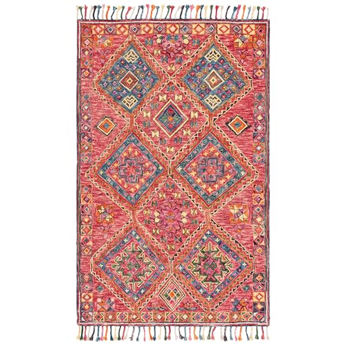 Image of Hand Tufted Premium Rug Premium Wool Carpet for Living Room Bedroom and Hall Size 12x18 Feet Color Multi