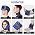 LotFancy Ice Packs for Injuries Reusable, 2 Gel Packs Wrap for Knee Head Neck Ankle Wrist Elbow Foot Legs Back Joint Pain Relief, Hot Cold Therapy for Surgery Recovery, First Aid