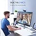 EMEET 1080P Webcam with Microphone, C960 Web Cam, 2 Mics, 90° FOV, USB Type-A & A-to-C Adapter, Plug&Play Computer Camera for Online Calling, Zoom/Teams/Facetime, Switch 2 Camera Support, 2025 Version