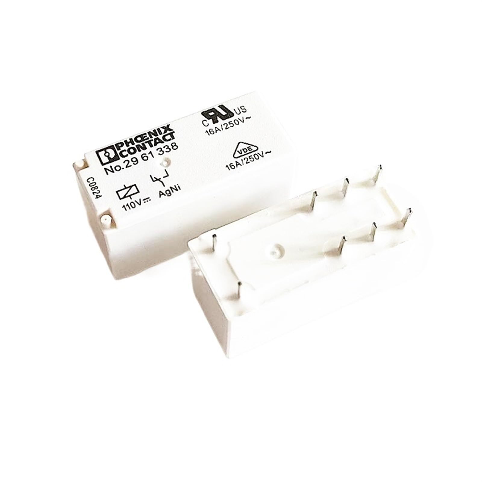 Relais DC110V 16A 8PIN commutateur miniature pour armoire électrique