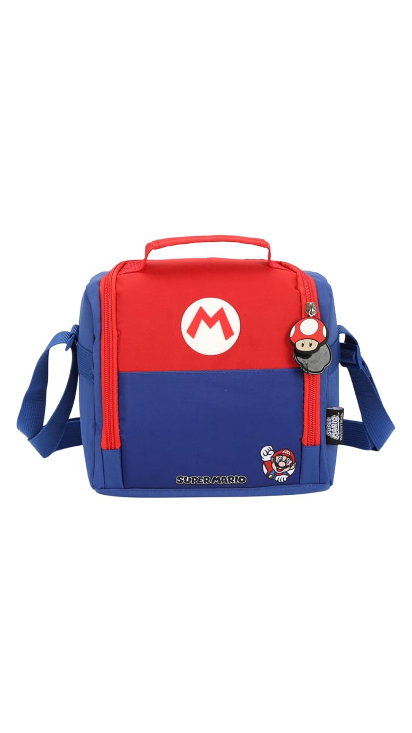 Mochila Escolar Super Mario com Lancheira e Estojo, Kit 3 Peças, Vermelha e Azul, 46cm de Altura em promoção! Veja a oferta e mais achadinhos de Mochilas escolares 6 Hoje é o melhor dia para comprar Mochila Escolar Super Mario com Lancheira e Estojo, Kit 3 Peças, Vermelha e Azul, 46cm de Altura com aquele preço maroto! Promoção! Aproveite a oferta! 6