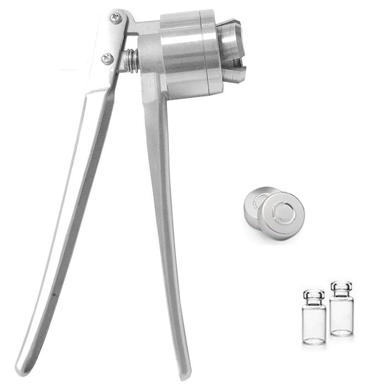 COYEUX Ręczne szczypce do zaciskania butelek, 13-32 mm, ze stali nierdzewnej, do aluminiowych klipsów, oszczędzają czas i wysiłek