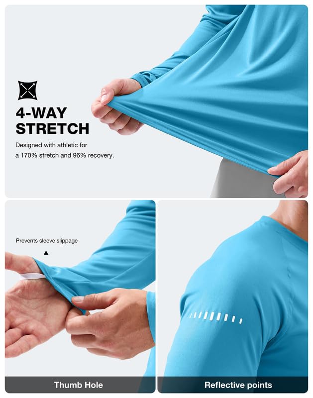 Image of Men's Sun Protection Long Sleeve Shirts UPF 50+