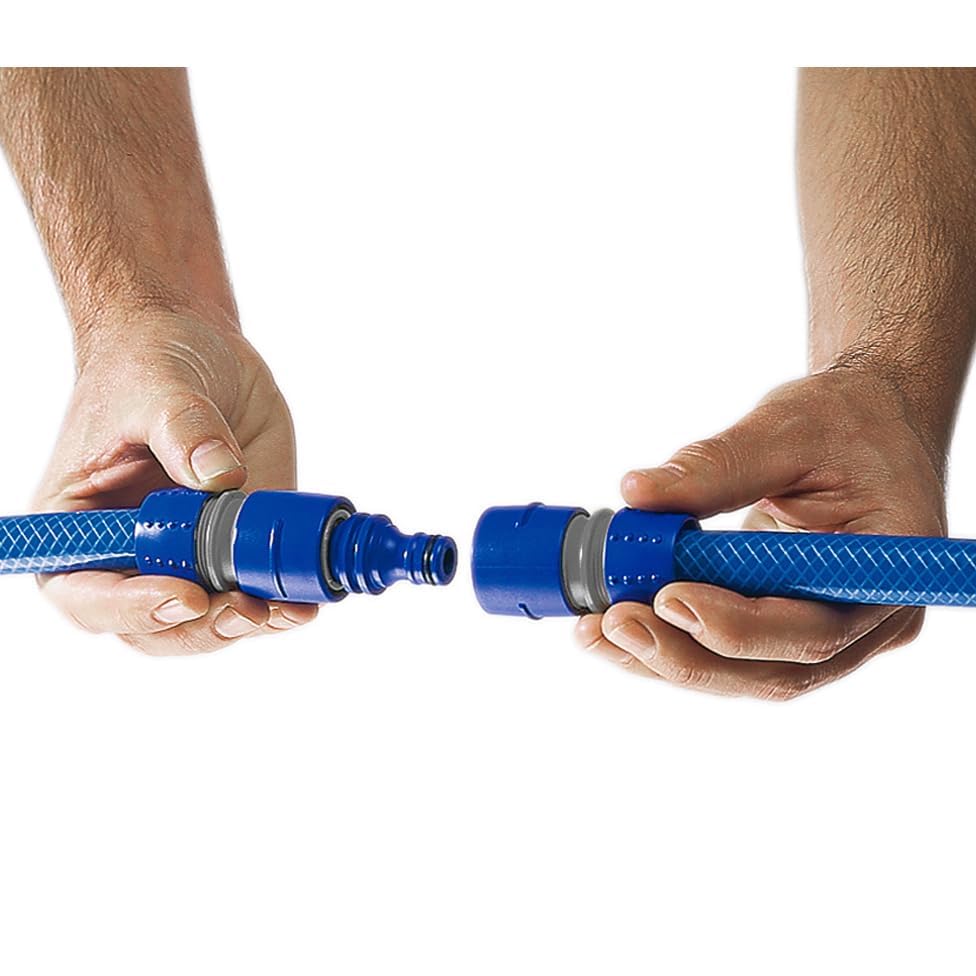 TATAY Top Line Quick Connector for 3/4’ 19mm Hose, Universal Connector to Universal Fitting, Easy Installation, Sun Protection, Blue - Image 3