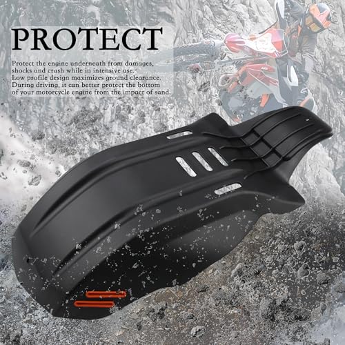 Image of Motorcycle Engine Chassis Dirt Bike Base Frame Protector Cover Guard Skid Plate for EXC-F SXF XCF XCW EXC 250 350 450 2016-2018