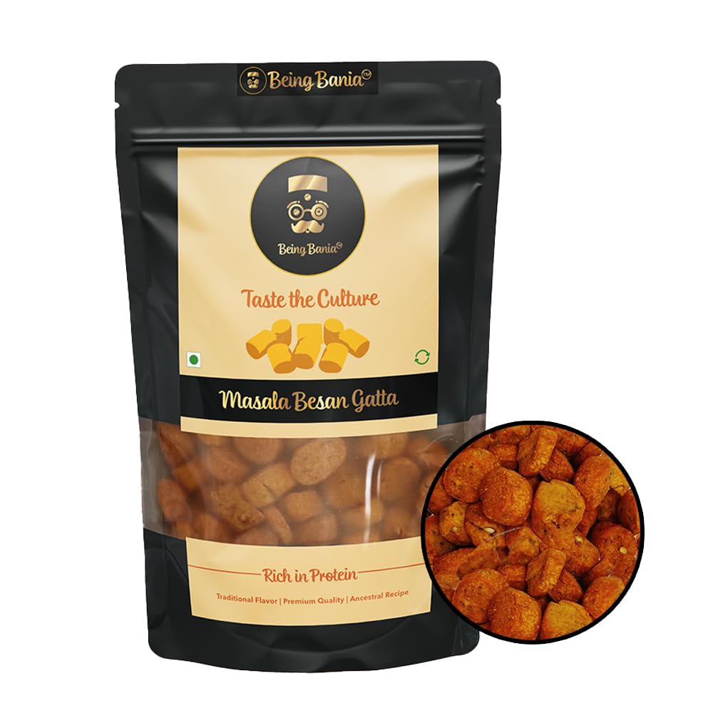 Being Bania Masala Besan Gatta , 250g | Homemade Rajasthani Gatte Sabzi | Marwari Gatta | Healthy and Protein Rich (B09QMJNWVT) Amazon Price History, Amazon Price Tracker