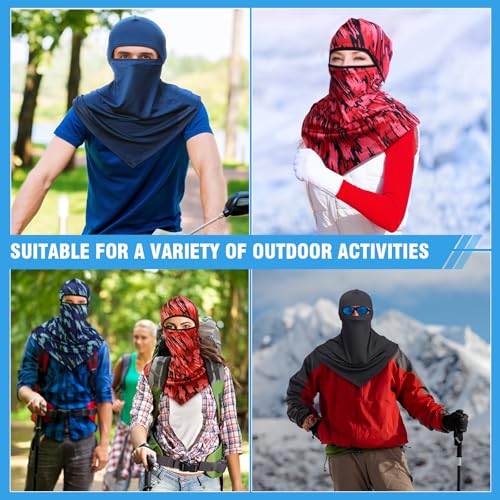 Image of Balaclava Full Face Masks Summer Balaclava Long Face and Neck Cover Breathable Sun Protection for Men Women